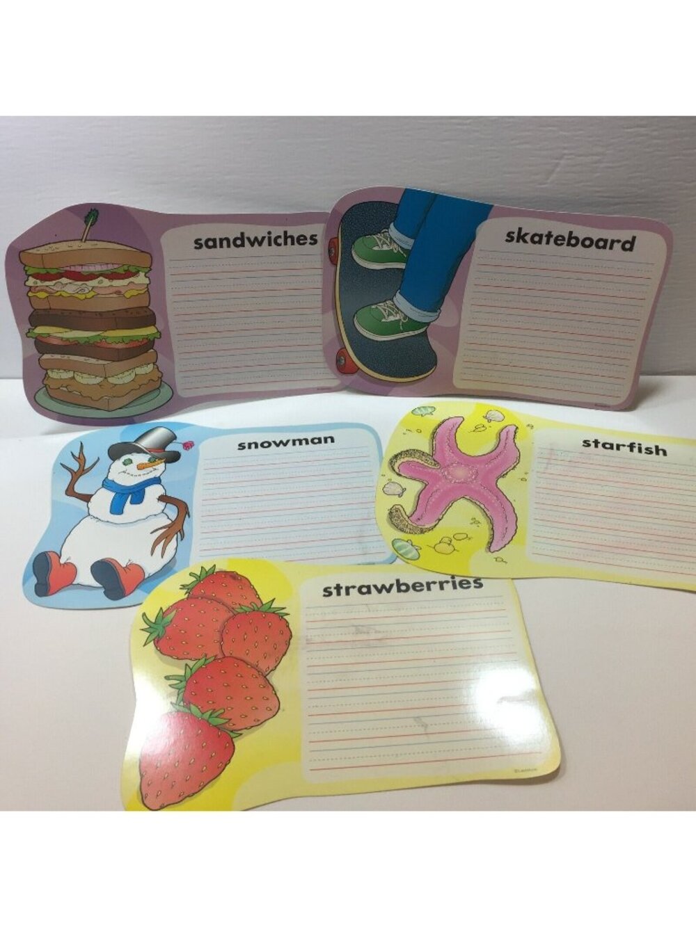 Dry Erase Journal Writing Prompts Homeschool Classroom Teaching Aids Penmanship
